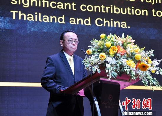 12月4日晚，泰王國駐南寧總領(lǐng)事館在廣西首府南寧市舉行招待會，慶祝泰國國慶。中新社記者 黃艷梅 攝